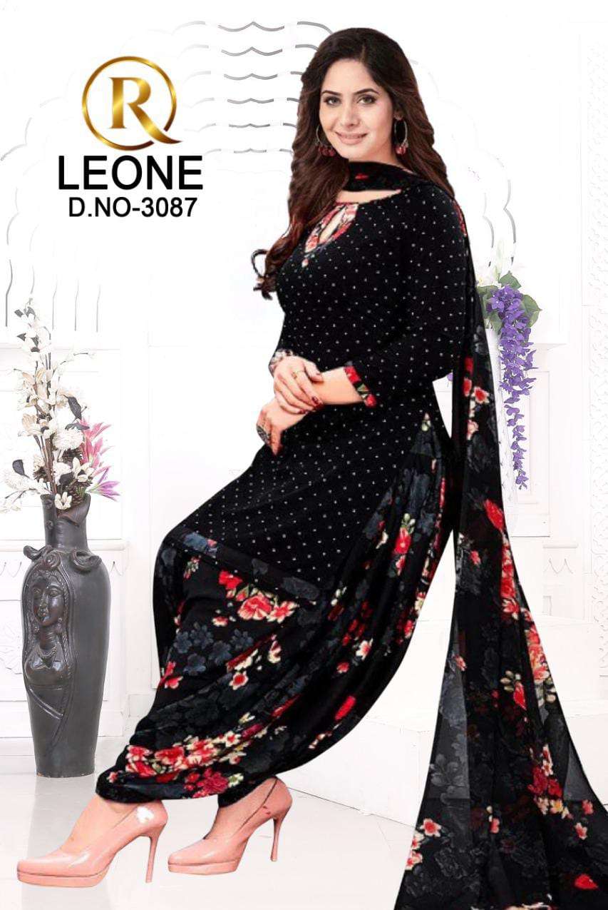 R Leone Synthetic Selection Design – Dress Material -Wholesale Catalog
