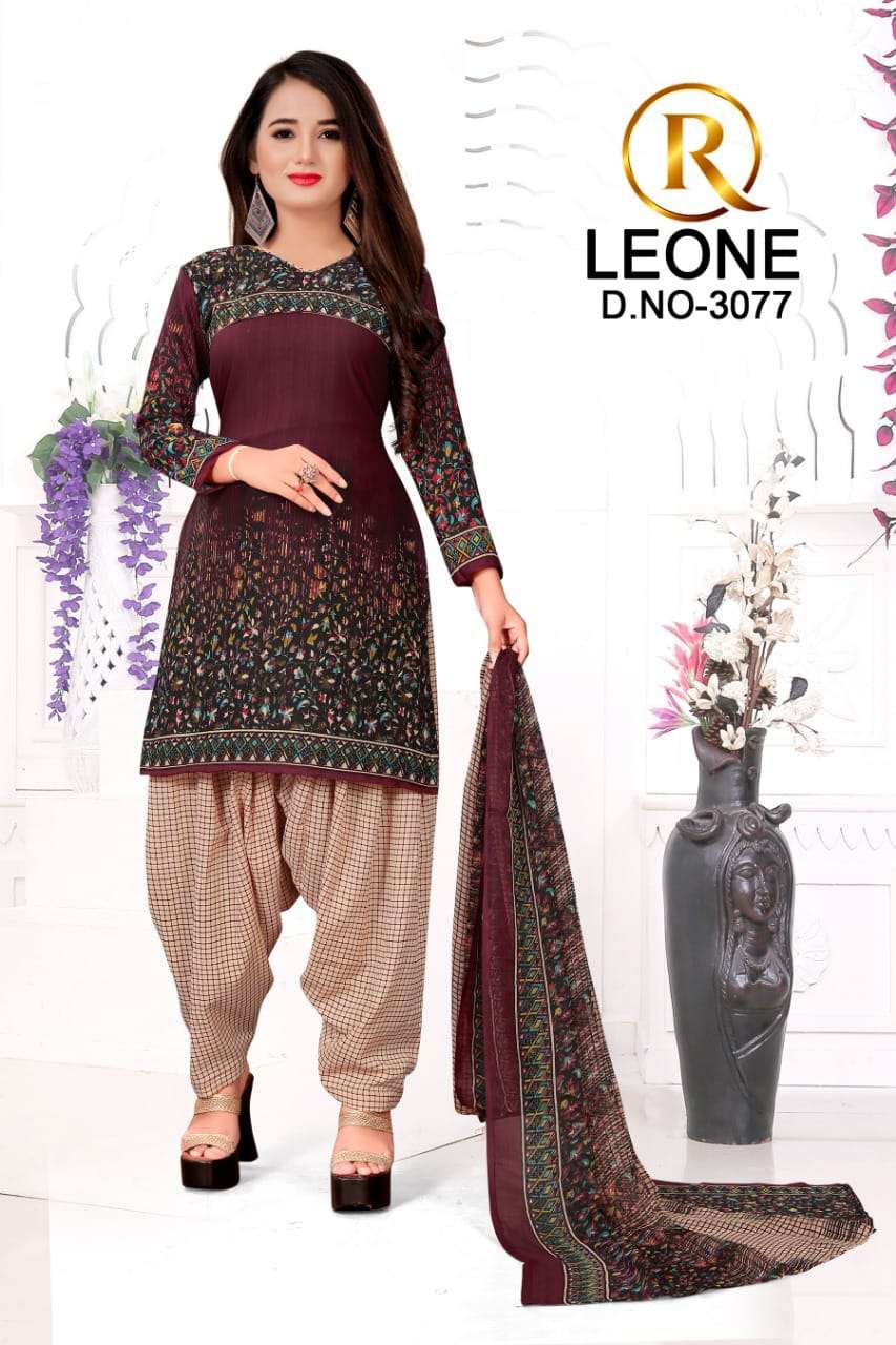 R Leone Synthetic Selection Design – Dress Material -Wholesale Catalog