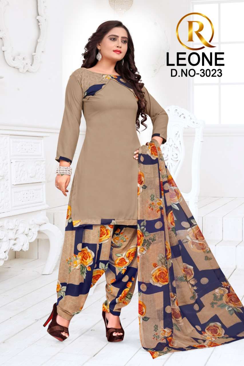 R Leone Synthetic Selection Design – Dress Material -Wholesale Catalog