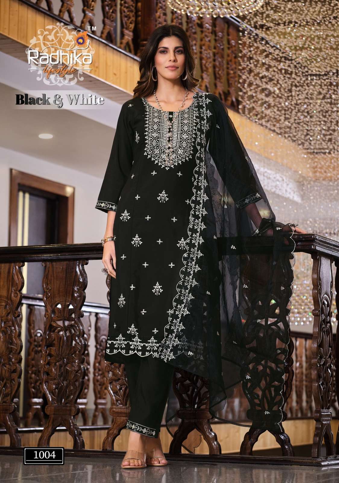 RADHIKA LIFE STYLE Black & white vol-1 Kurti Wholesale catalog