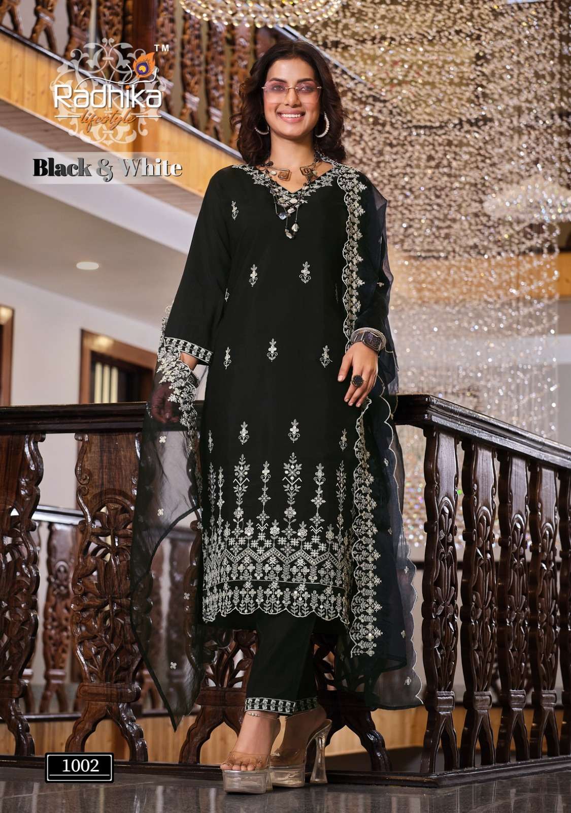 RADHIKA LIFE STYLE Black & white vol-1 Kurti Wholesale catalog