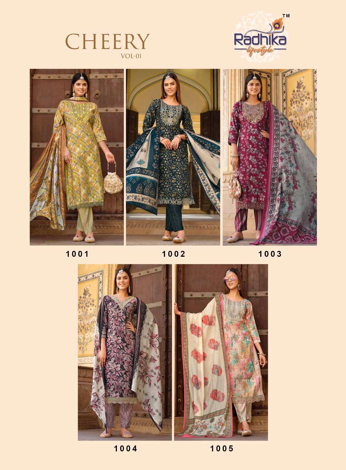 RADHIKA LIFE STYLE CHERRY  Vol -1 Kurti Wholesale catalog