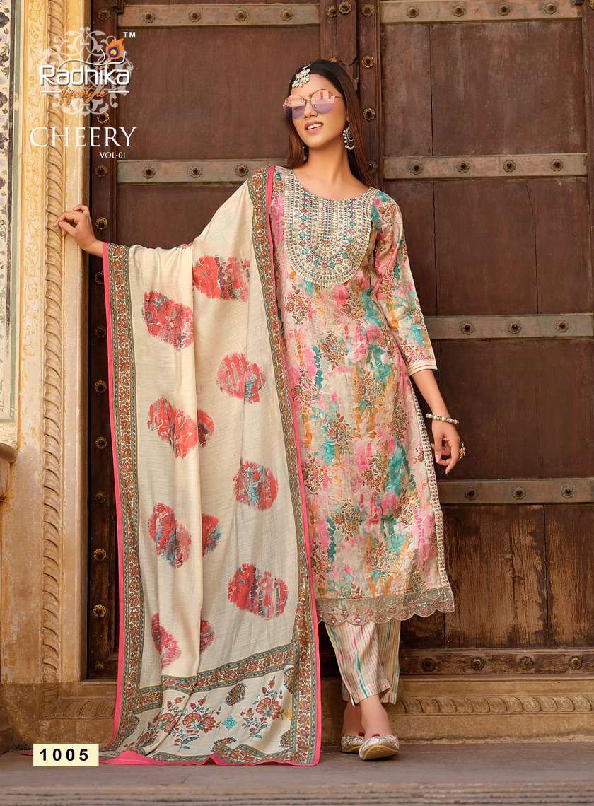 RADHIKA LIFE STYLE CHERRY  Vol -1 Kurti Wholesale catalog