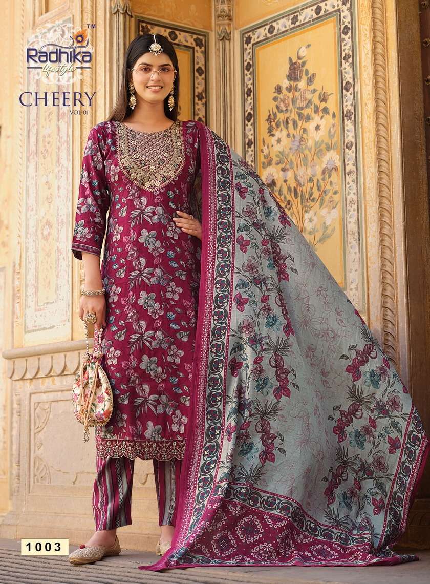RADHIKA LIFE STYLE CHERRY  Vol -1 Kurti Wholesale catalog