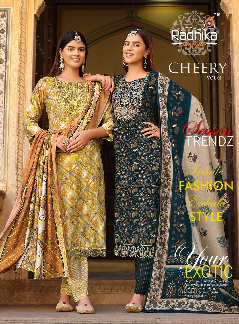 RADHIKA LIFE STYLE CHERRY  Vol -1 Kurti Wholesale catalog