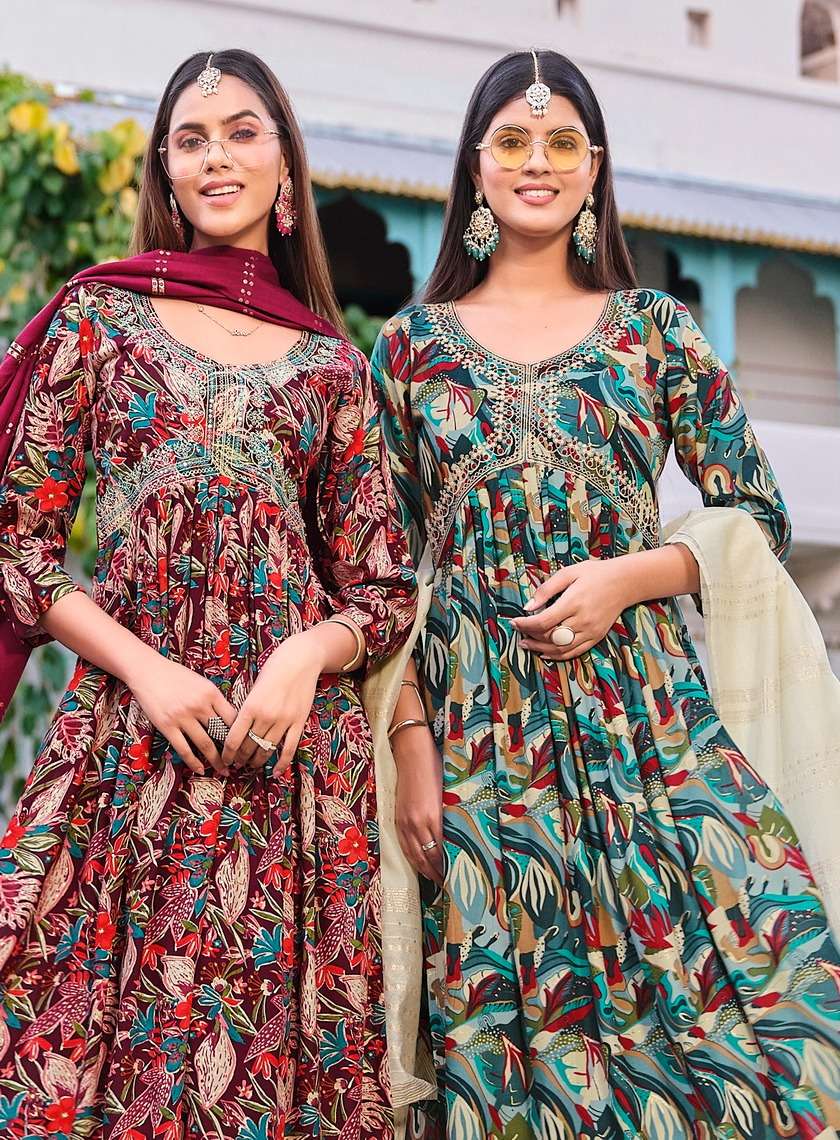 RADHIKA LIFE STYLE GHOOMAR vol-1 Kurti Wholesale catalog