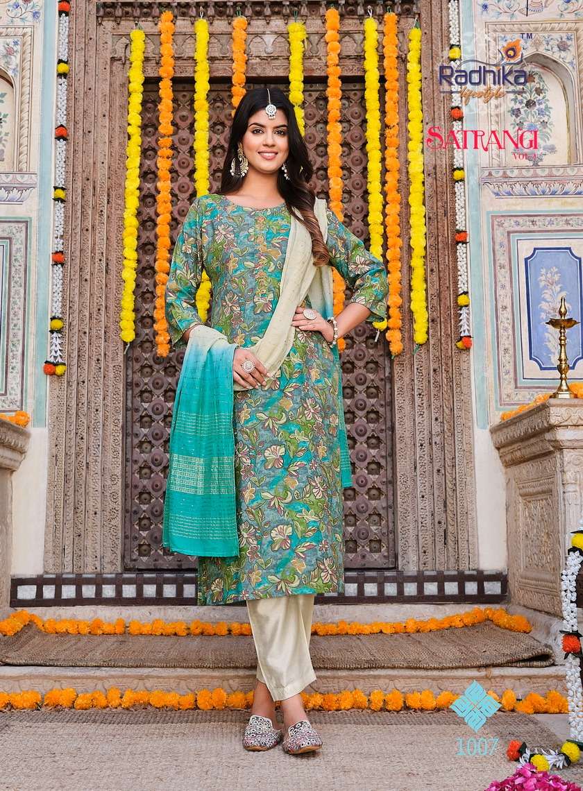 RADHIKA LIFE STYLE SATRANGI vol -1 Kurti Wholesale catalog