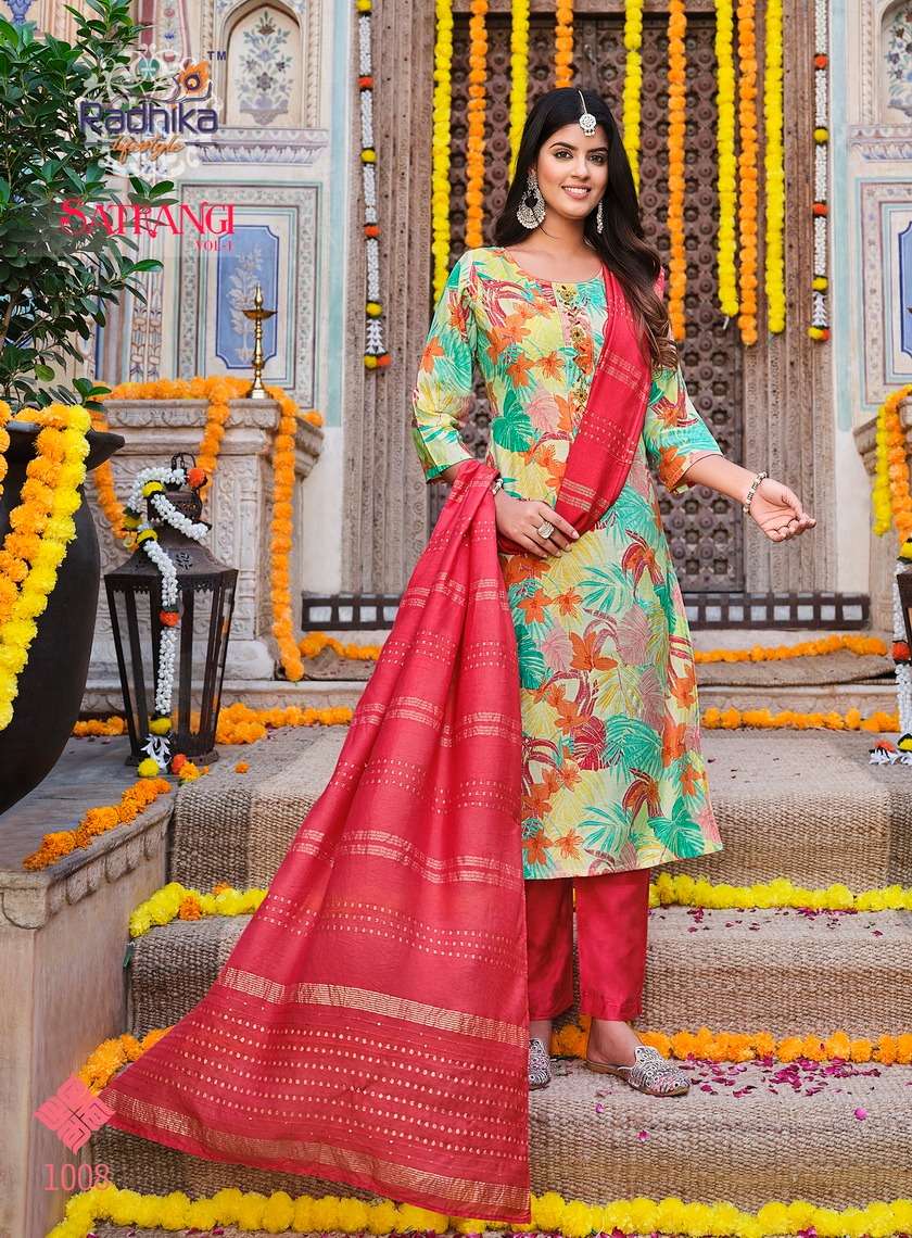 RADHIKA LIFE STYLE SATRANGI vol -1 Kurti Wholesale catalog