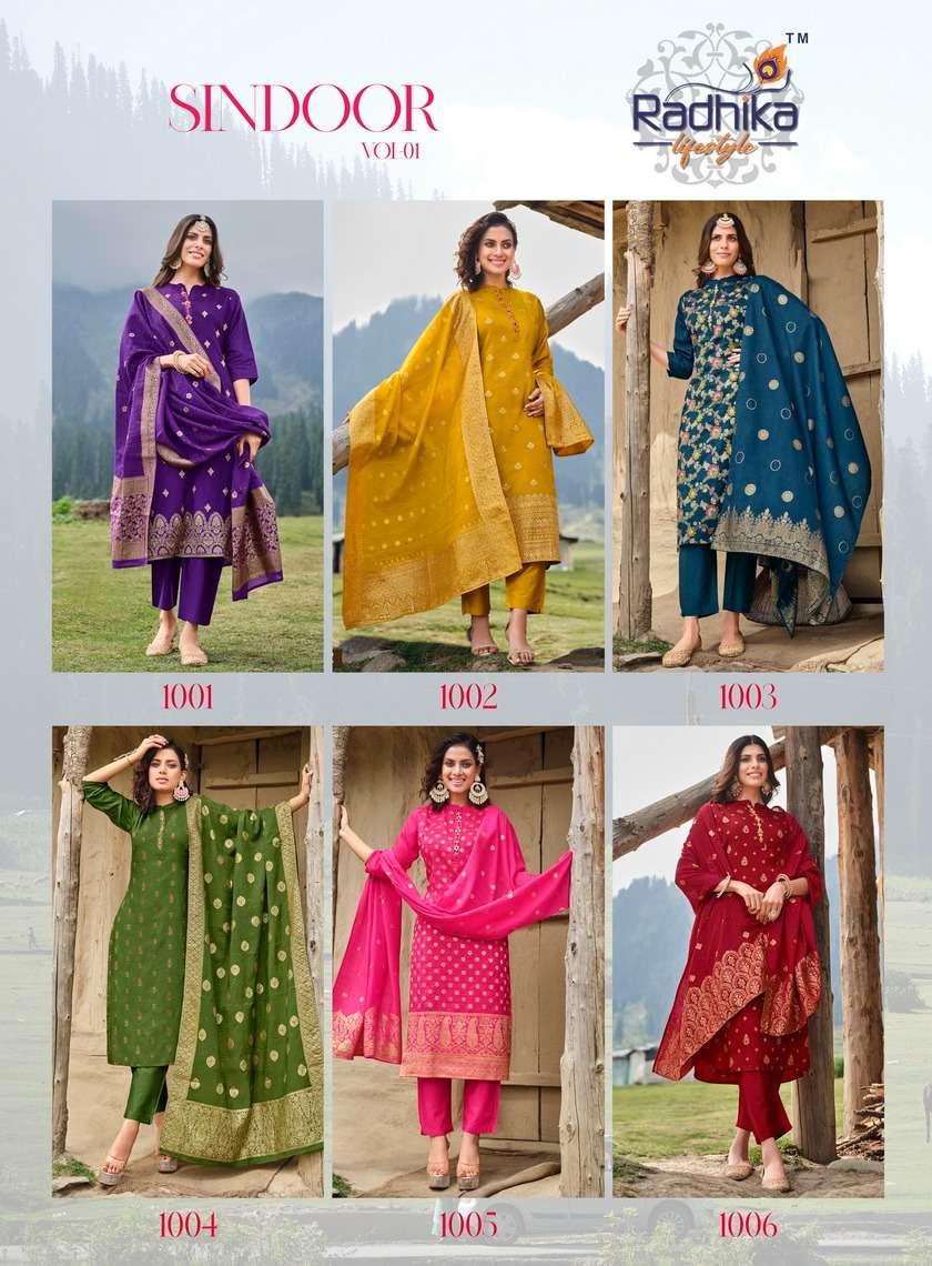RADHIKA LIFE STYLE SINDOOR Vol -1 Kurti Wholesale catalog