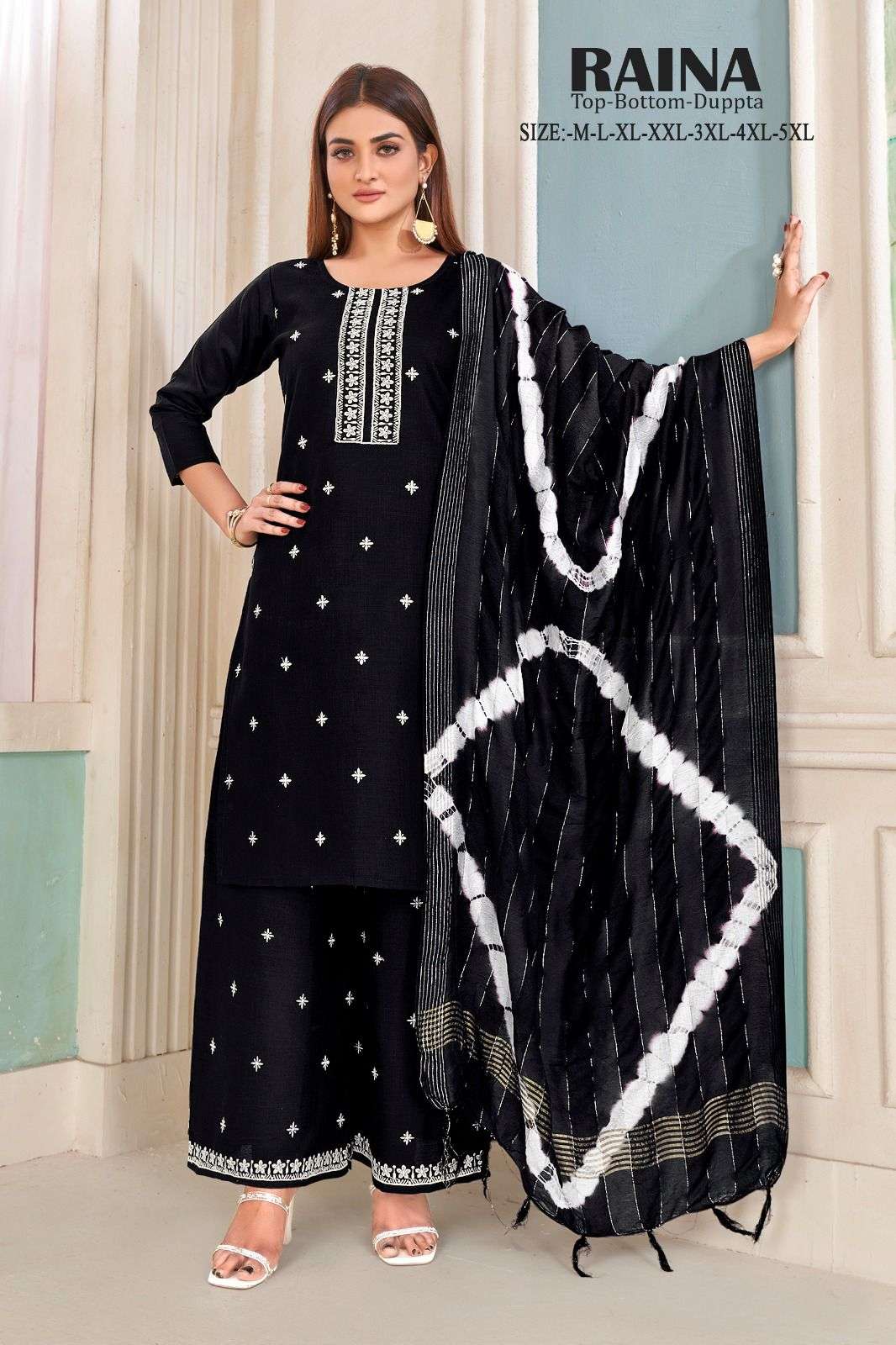 RAINA COTTON WITH FANCY WORK Kurti Wholesale catalog