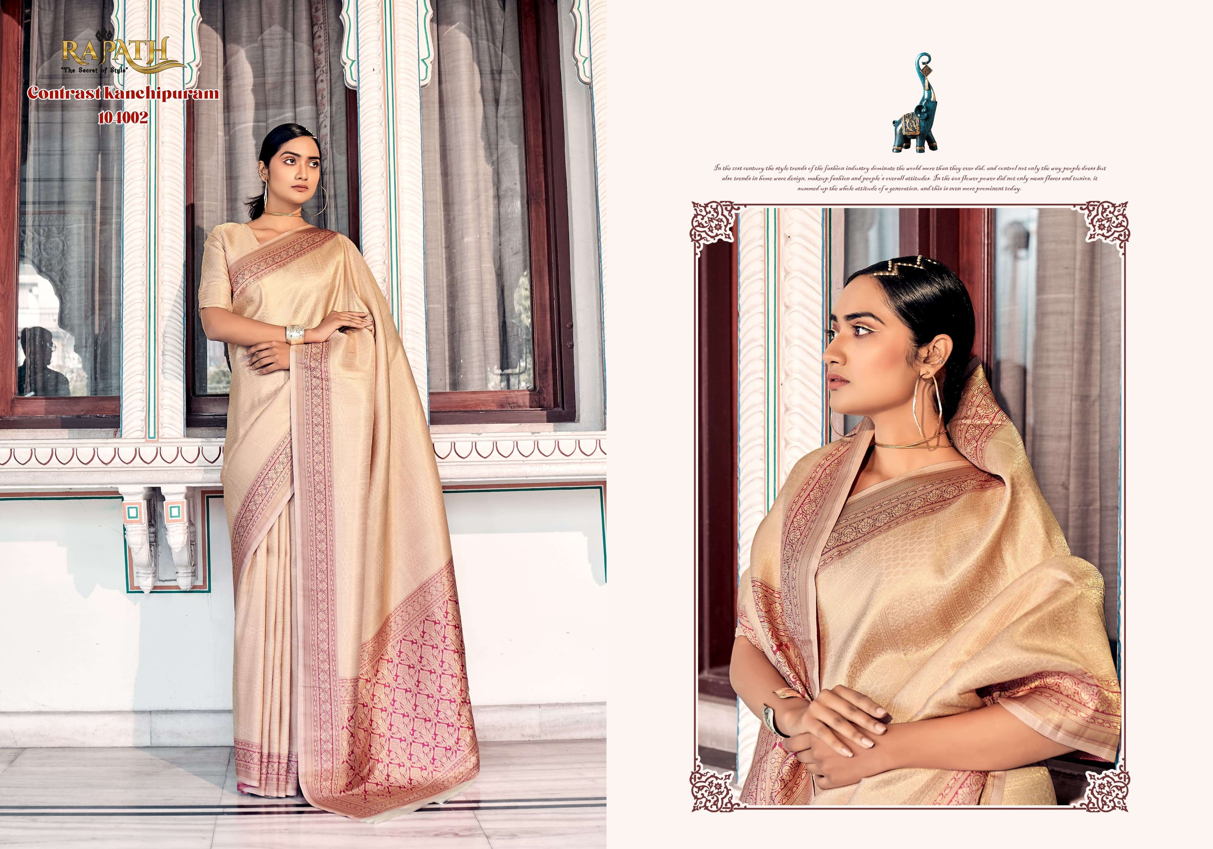 Rajpath Aaidehi Silk Handloom Weaving Silk saree Wholesale catalog