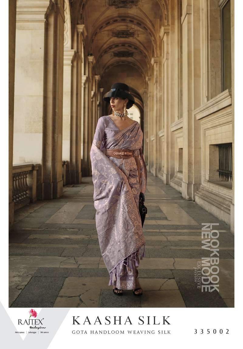 Rajtex Kaasha Silk Handloom Weaving Saree Wholesale catalog