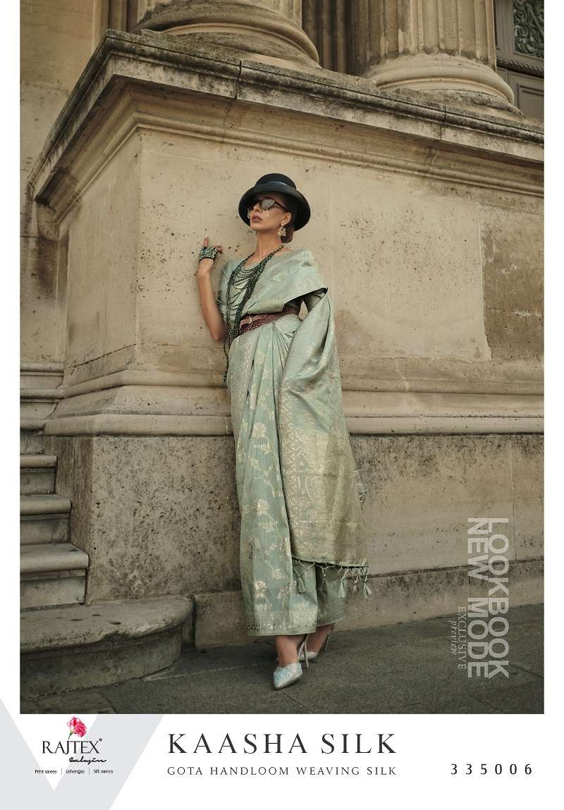 Rajtex Kaasha Silk Handloom Weaving Saree Wholesale catalog