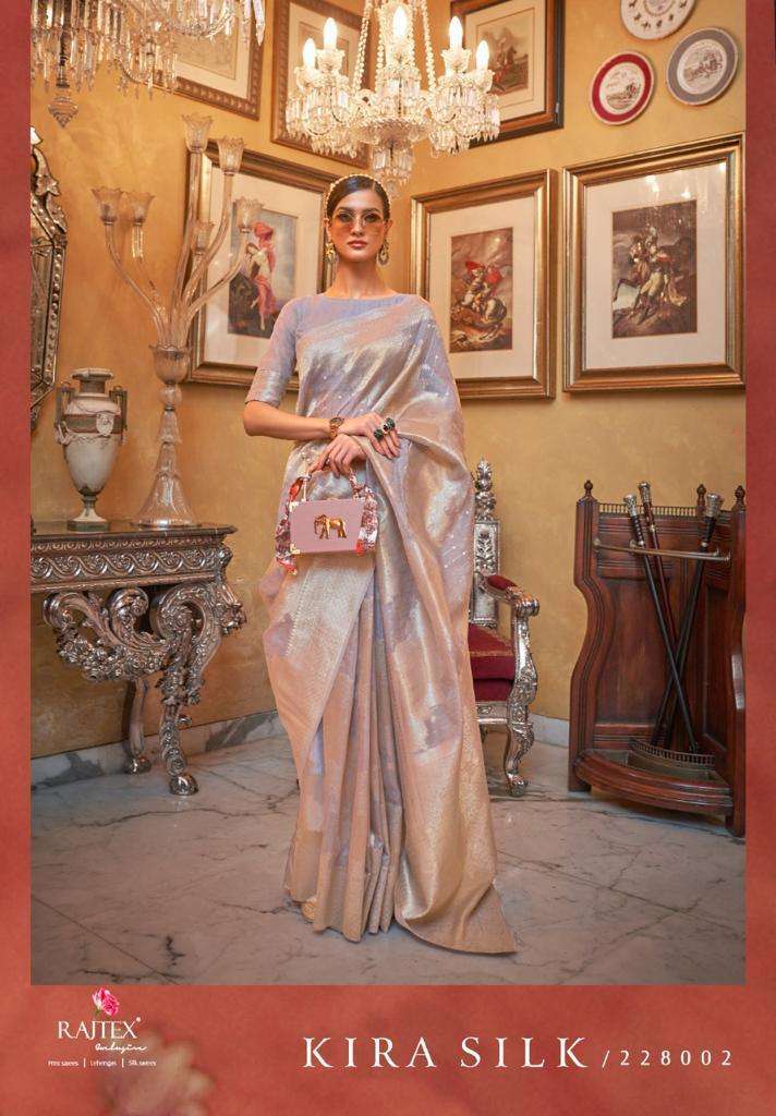 Rajtex Kira Silk Nx Festive Weaving Wear Saree Wholesale catalog