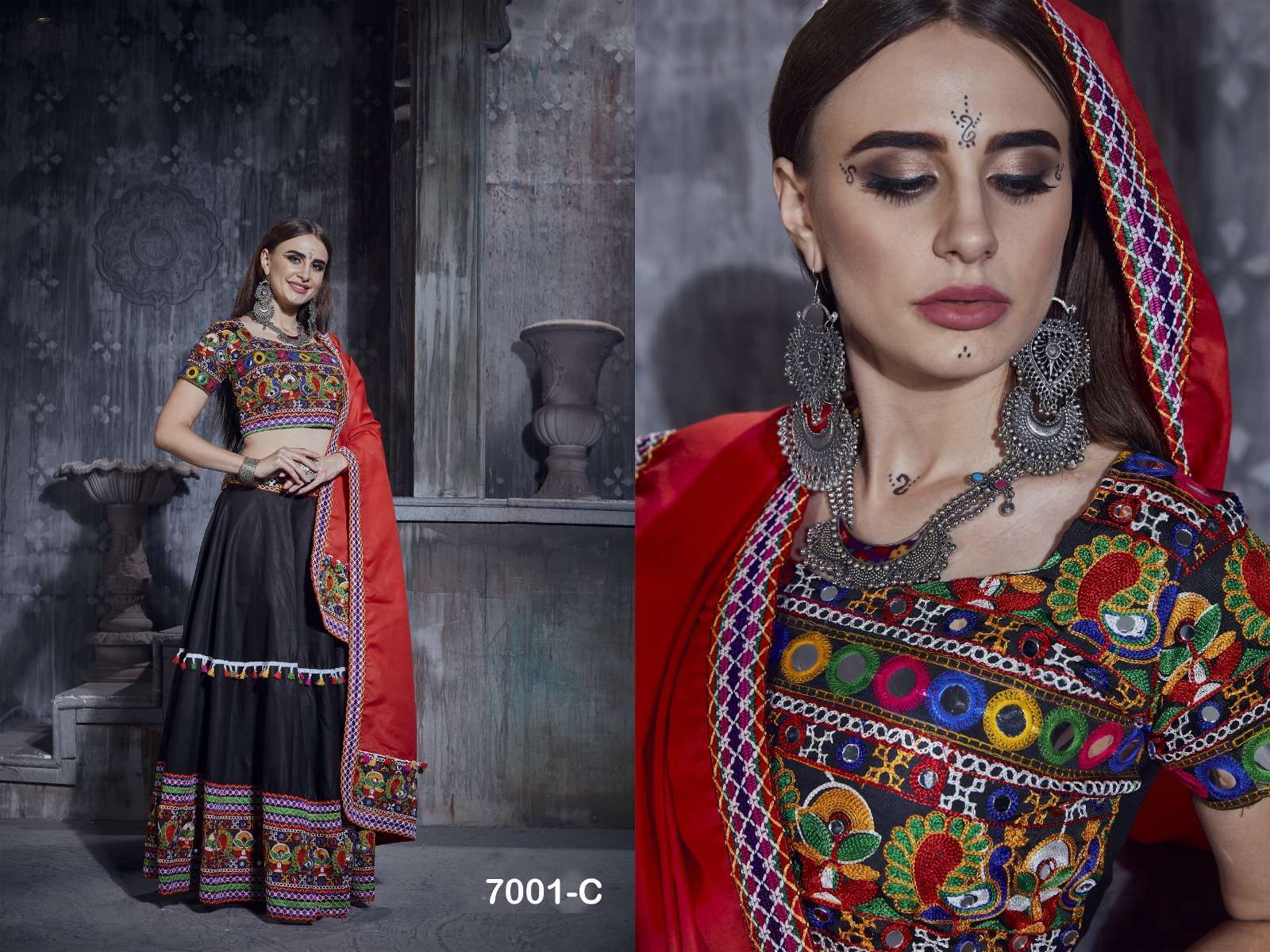RAJWADI VOL - 01 7001 NAVRATRI LEHENGA CHOLI Wholesale catalog