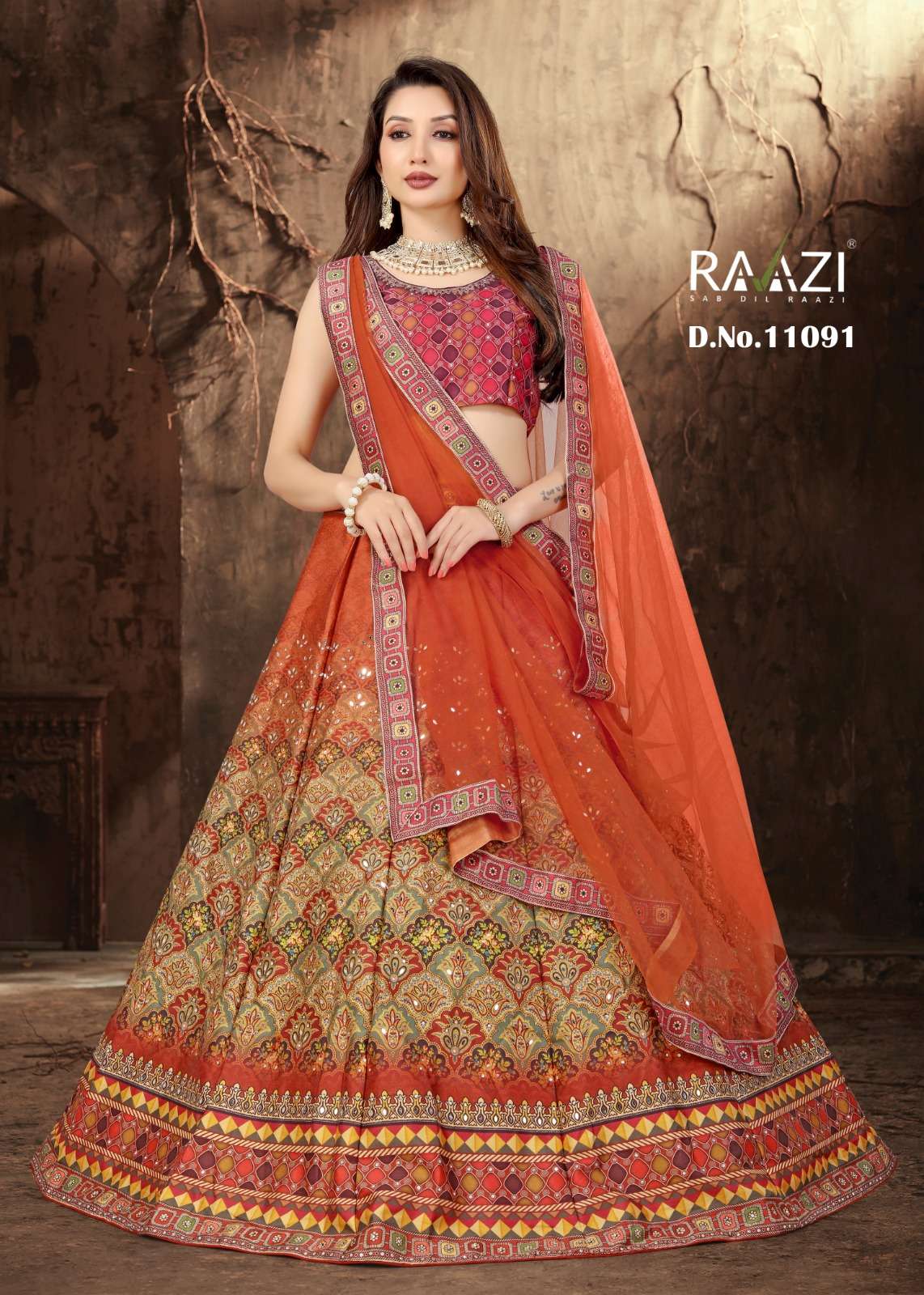 RAMA FASHIONS RANGREZ LEHANGA Choli Wholesale catalog