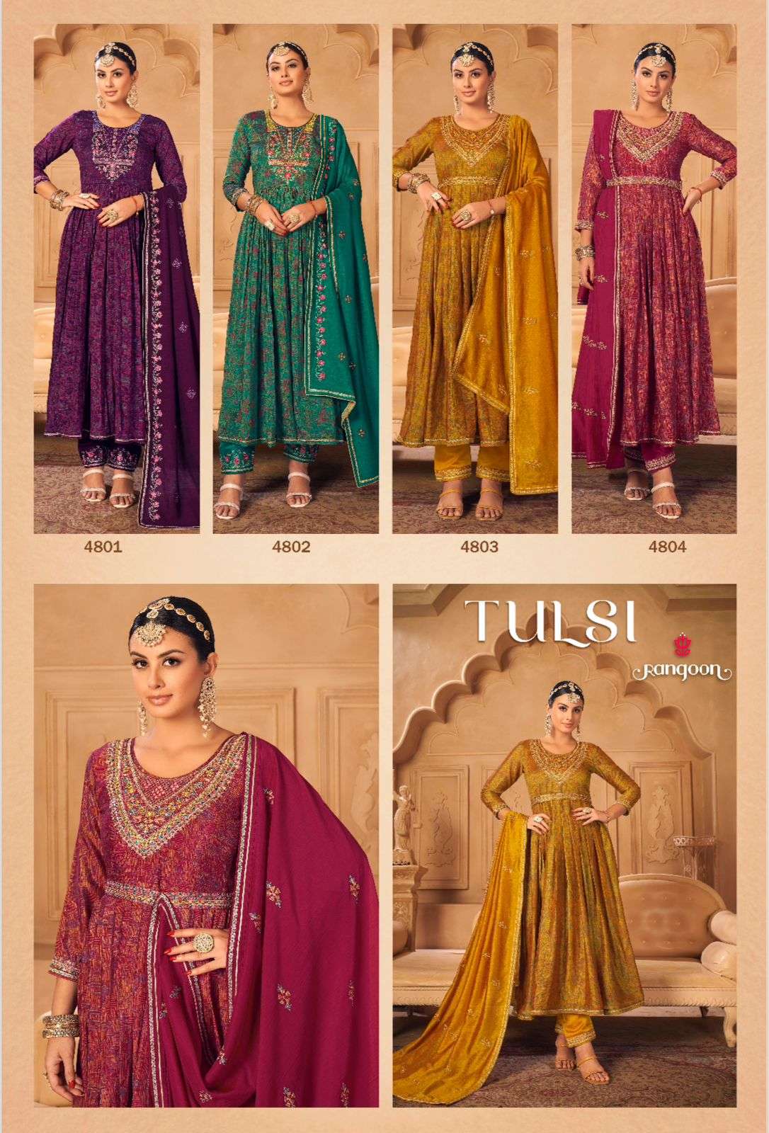 Rangoon Tulsi 4801 Exclusive Kurti Treding Wholesale catalog