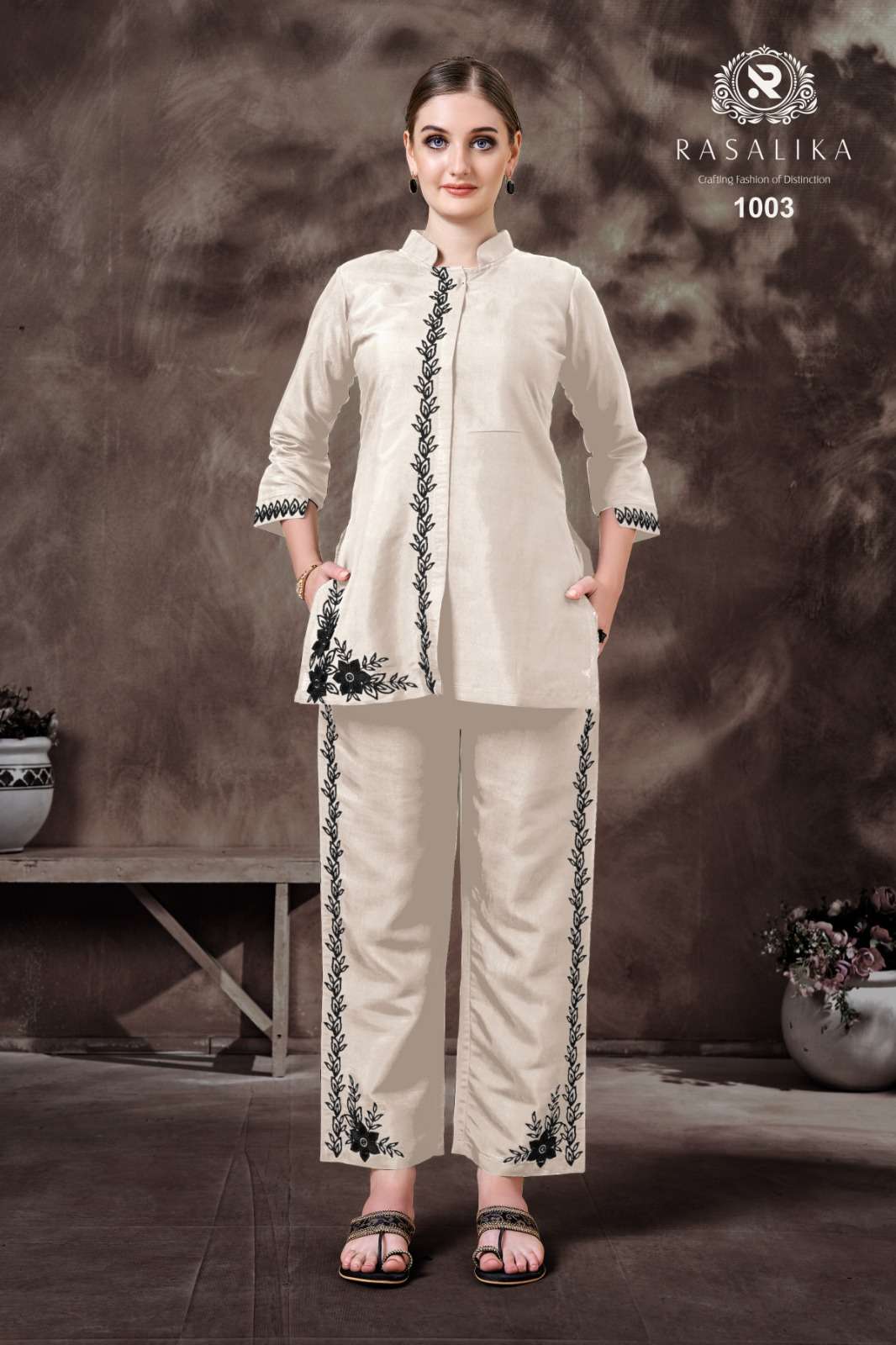 Rasalika 1001 To 1004 Silk Wear Co Ord Set Wholesale catalog