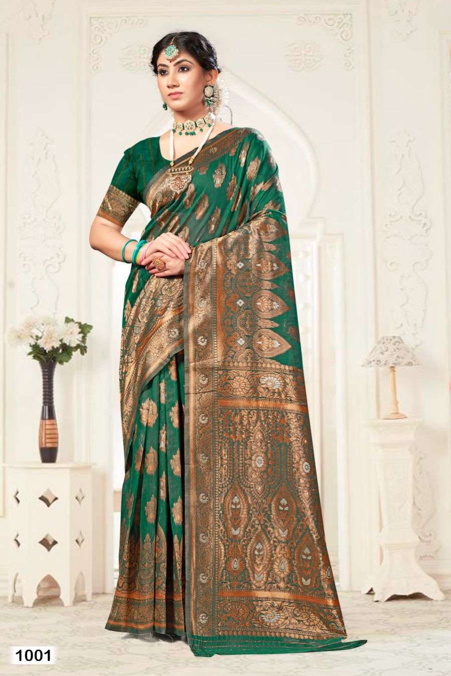 Riwazo Blue Sky Traditional Wear Organza Sarees Wholesale catalog