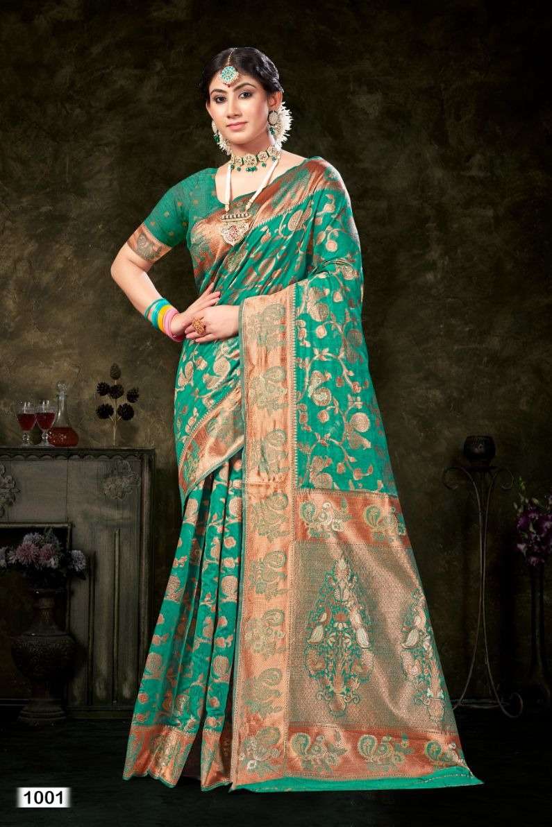 Riwazo BLUE SKY VOL-2 Traditional Wear Organza Sarees Wholesale catalog