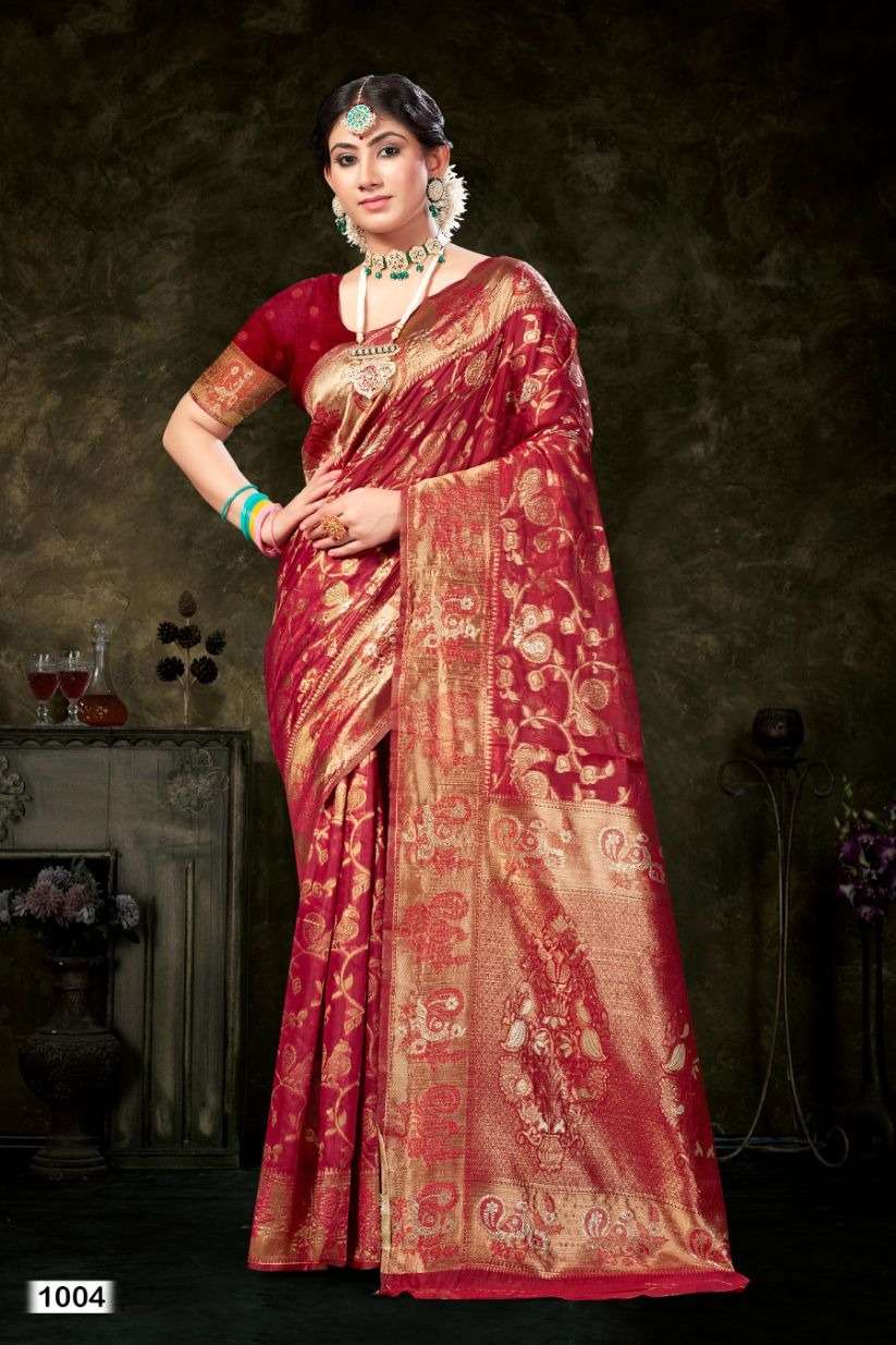 Riwazo BLUE SKY VOL-2 Traditional Wear Organza Sarees Wholesale catalog