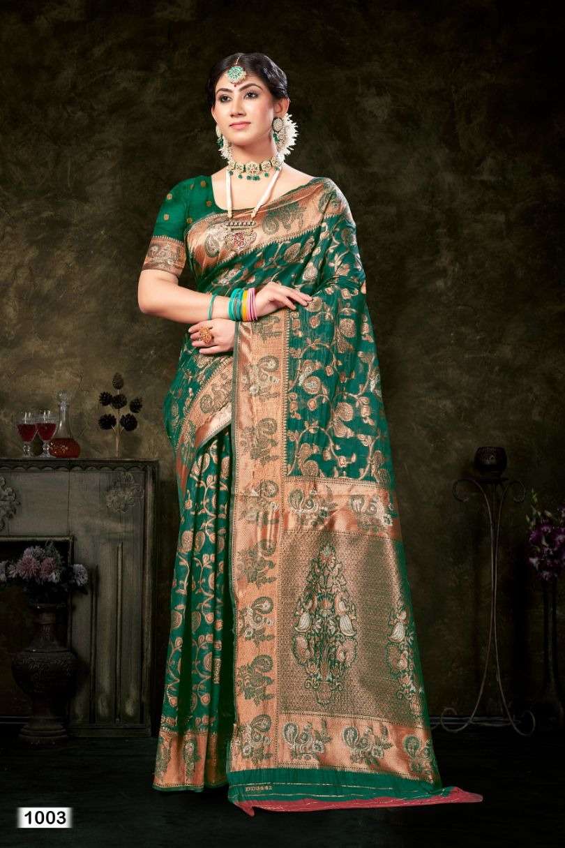 Riwazo BLUE SKY VOL-2 Traditional Wear Organza Sarees Wholesale catalog