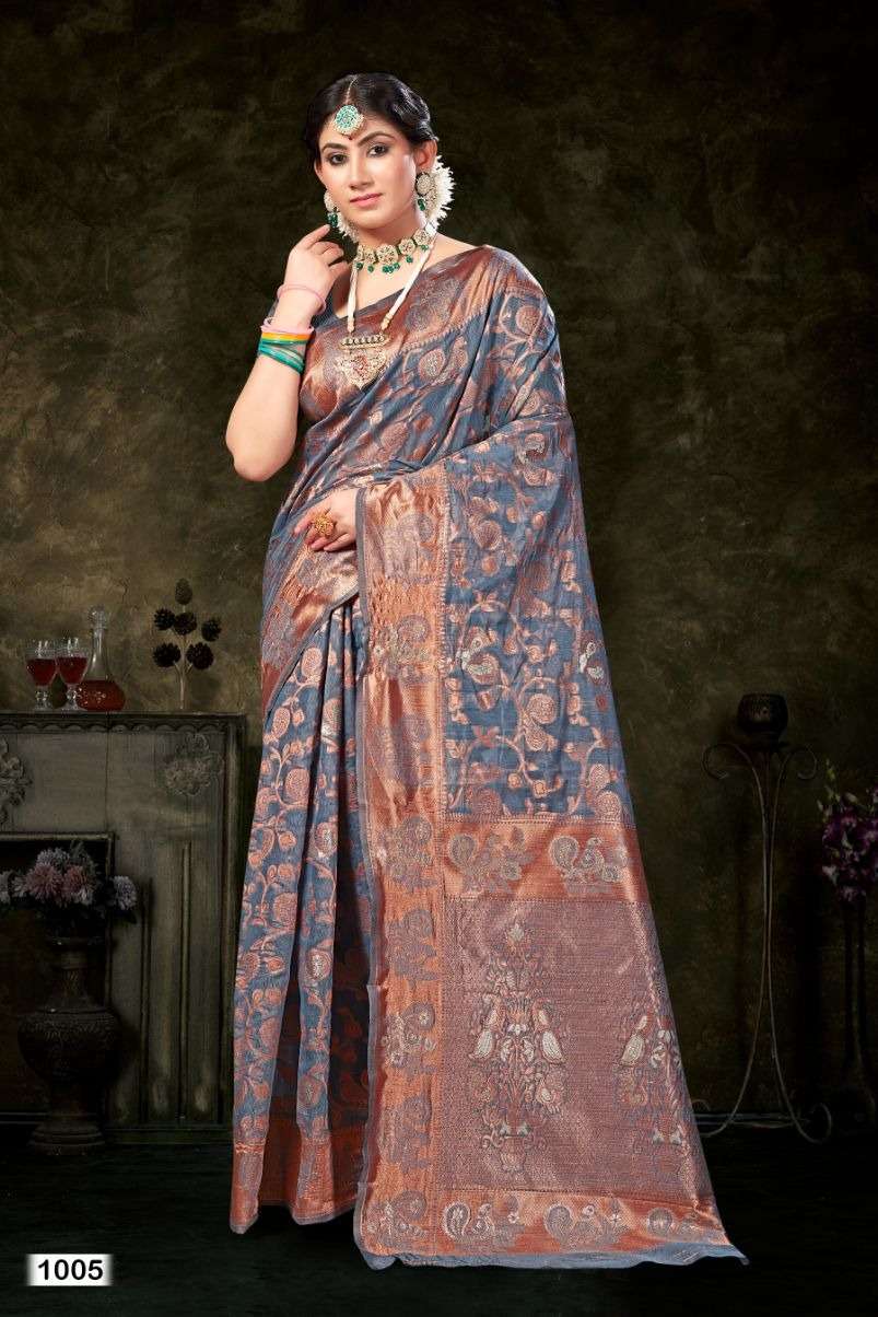 Riwazo BLUE SKY VOL-2 Traditional Wear Organza Sarees Wholesale catalog
