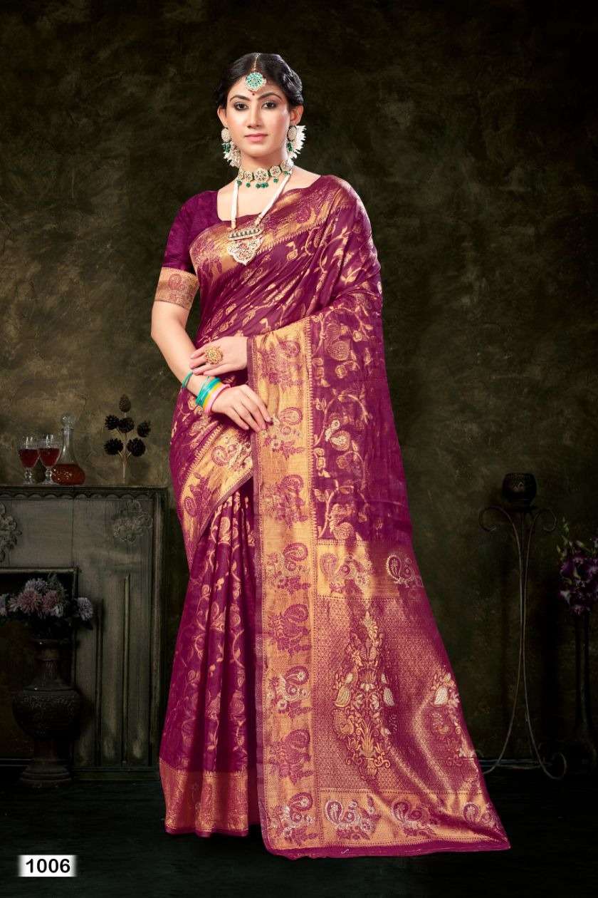 Riwazo BLUE SKY VOL-2 Traditional Wear Organza Sarees Wholesale catalog
