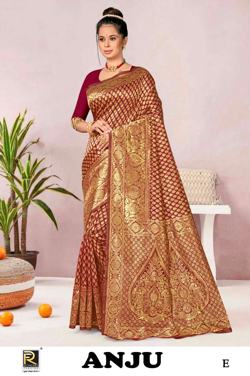 Ronisha Anju Designer Banarasi Silk Saree Wholesale catalog
