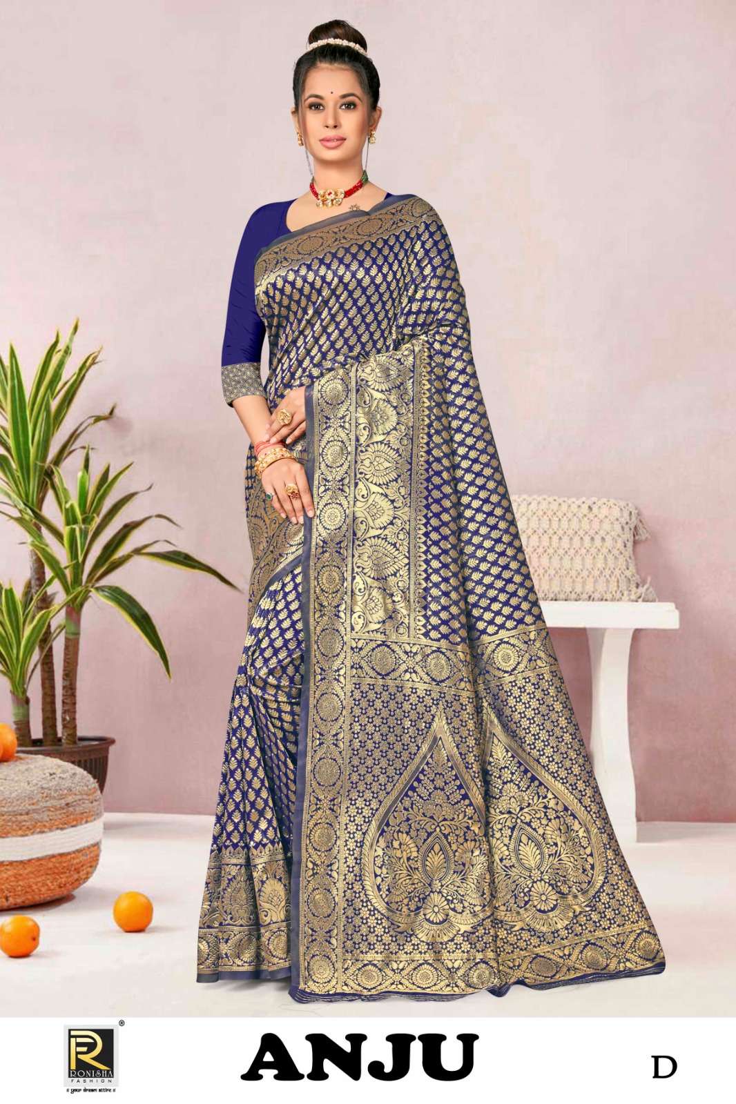 Ronisha Anju Designer Banarasi Silk Saree Wholesale catalog
