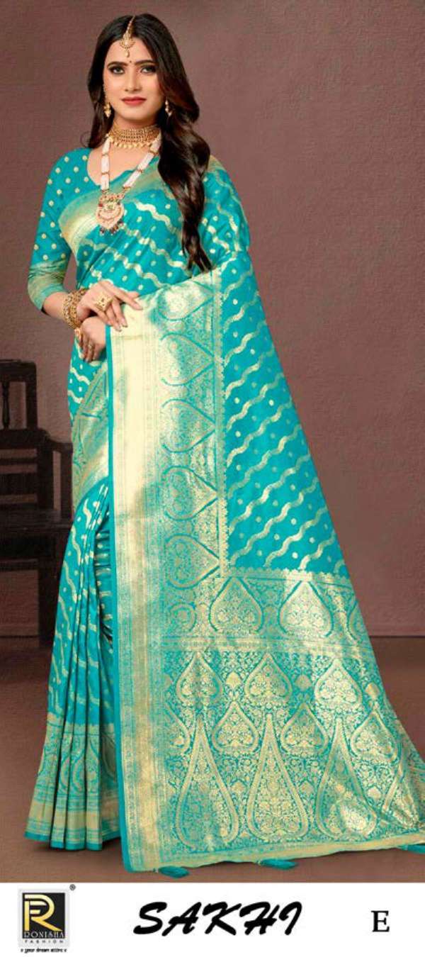 Ronisha Sakhi Festive Wear Banarasi Silk Saree Wholesale catalog