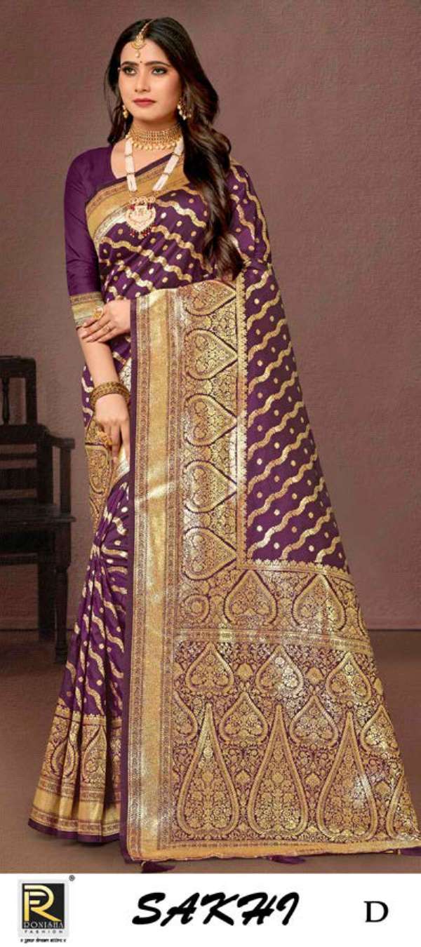 Ronisha Sakhi Festive Wear Banarasi Silk Saree Wholesale catalog