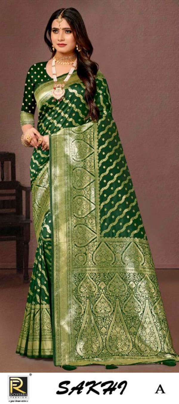 Ronisha Sakhi Festive Wear Banarasi Silk Saree Wholesale catalog