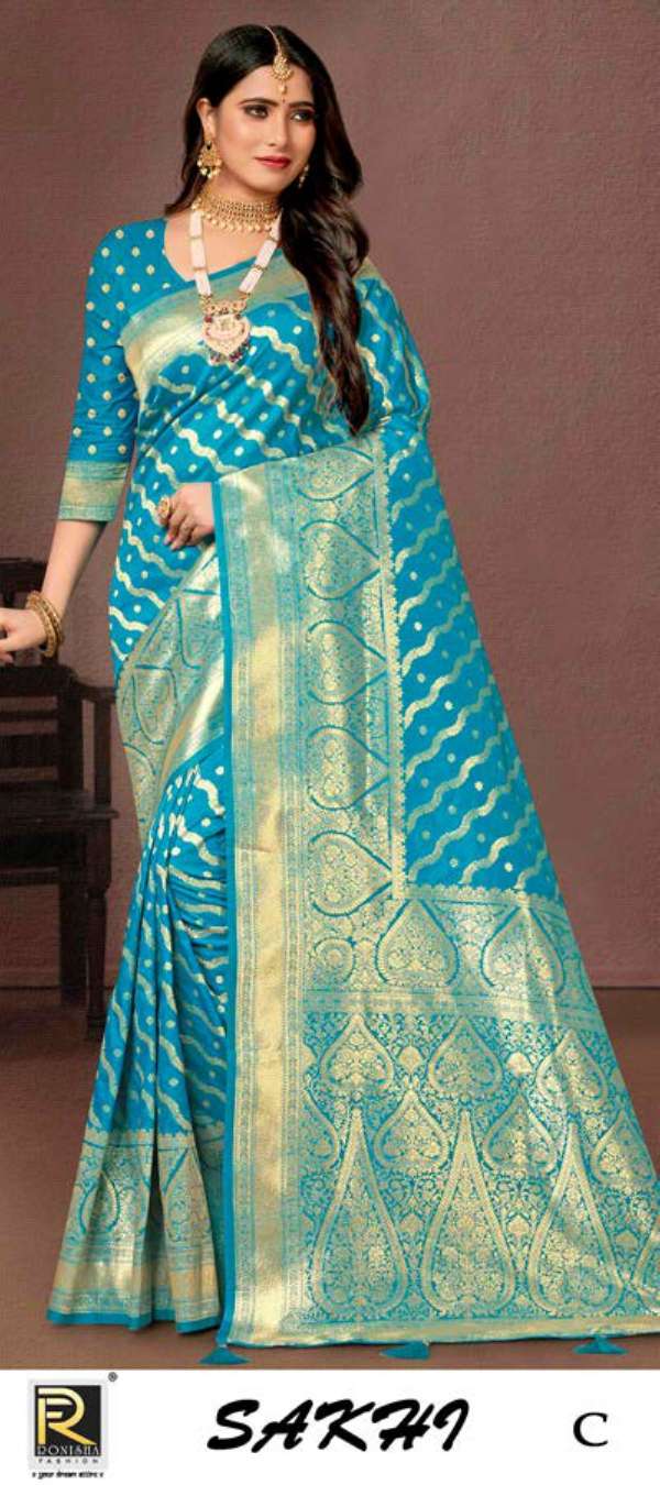 Ronisha Sakhi Festive Wear Banarasi Silk Saree Wholesale catalog