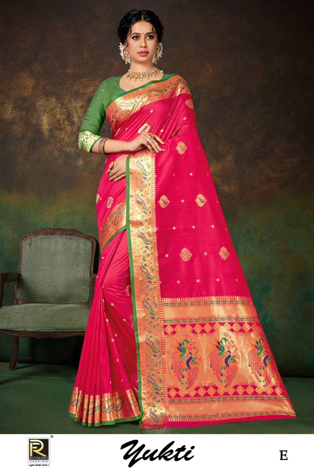 Ronisha Yukti Designer Banarasi Silk Saree Wholesale catalog