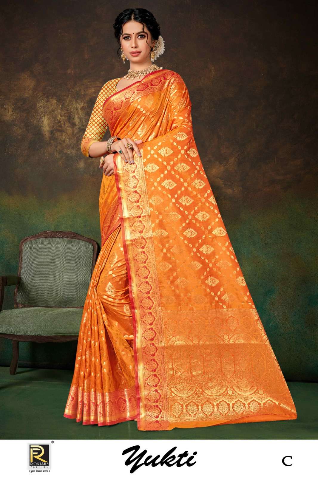 Ronisha Yukti Designer Banarasi Silk Saree Wholesale catalog