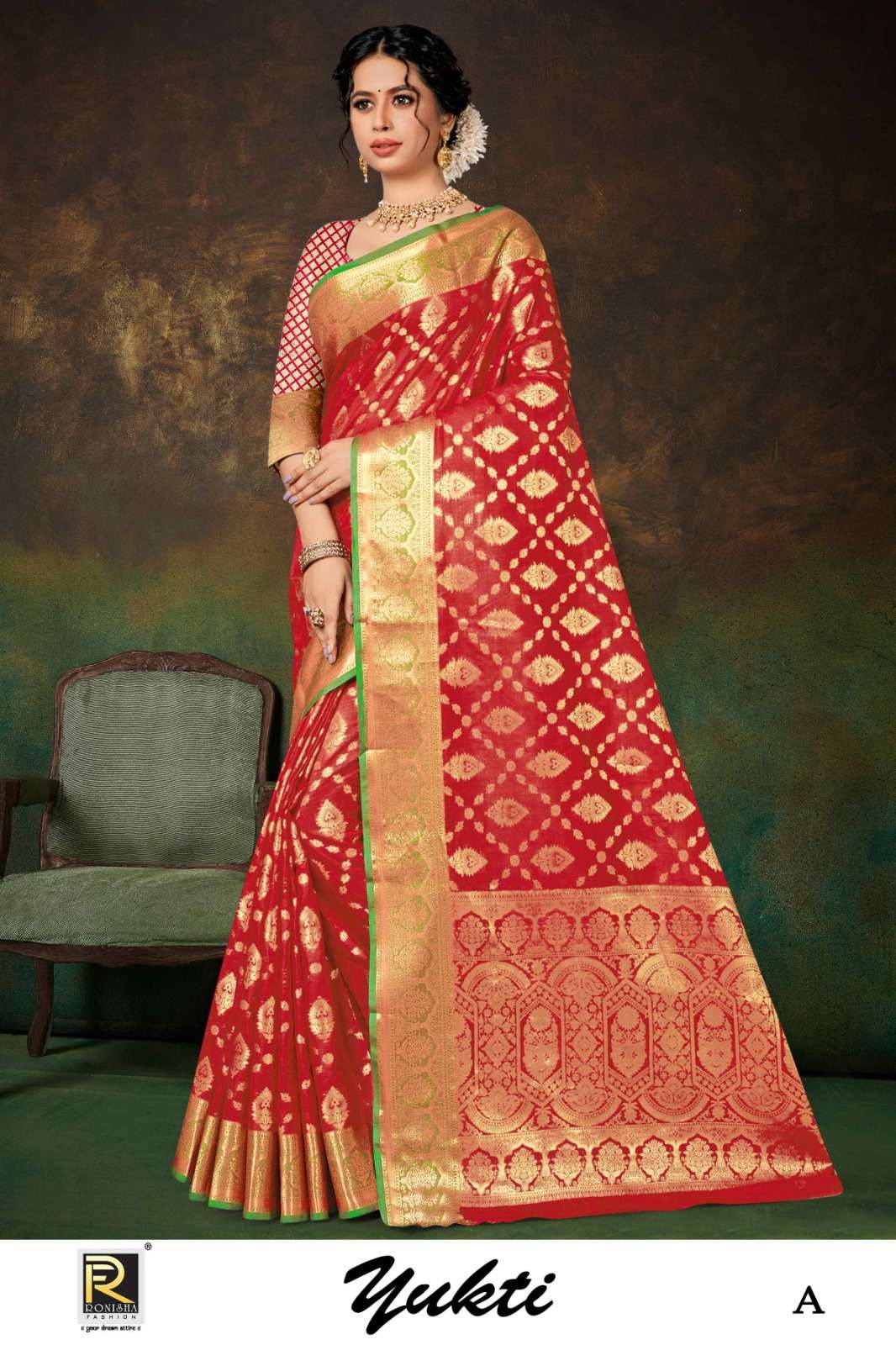 Ronisha Yukti Designer Banarasi Silk Saree Wholesale catalog