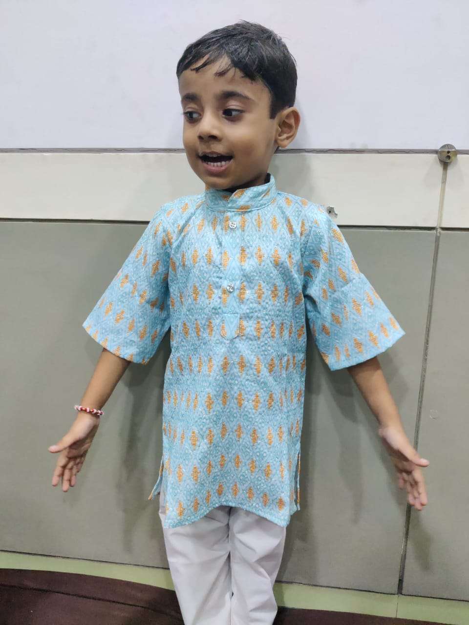 Sabella Kids crochet and print kurta Kurta Wholesale catalog