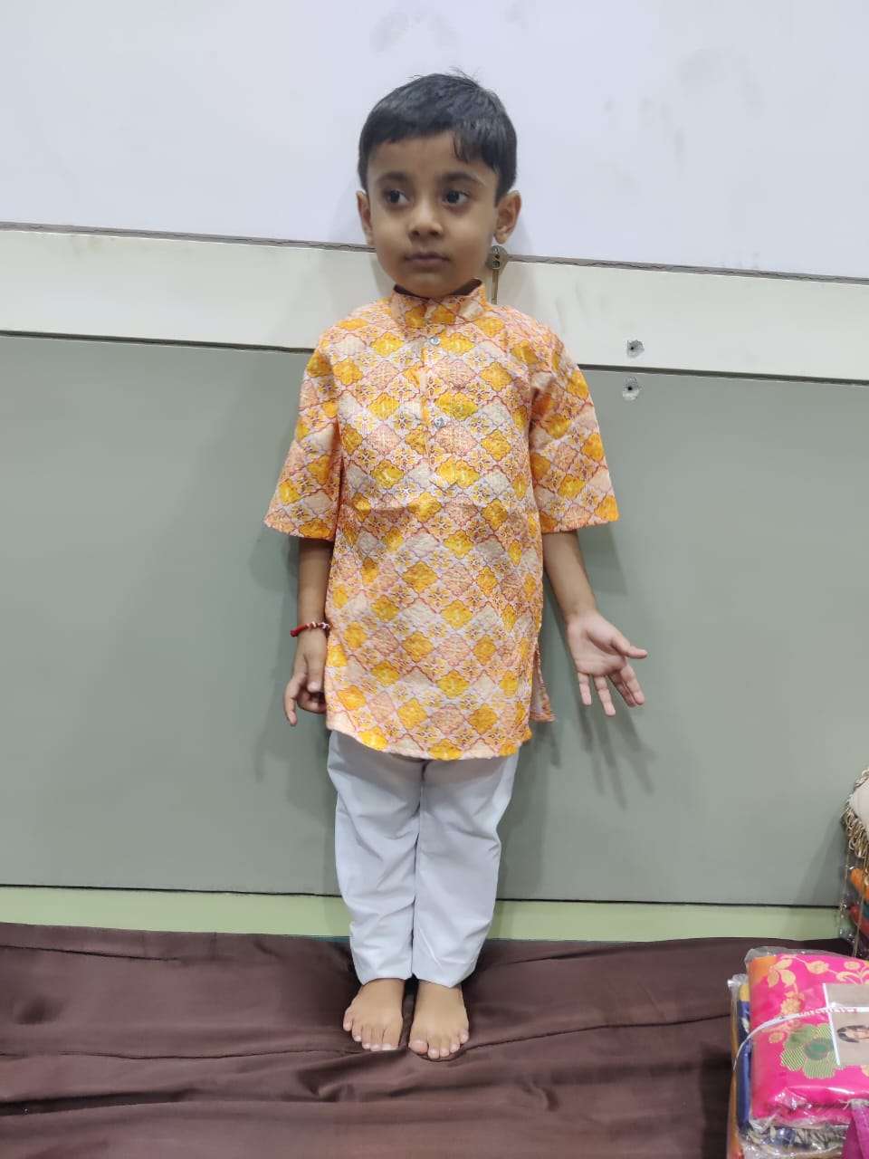 Sabella Kids crochet and print kurta Kurta Wholesale catalog