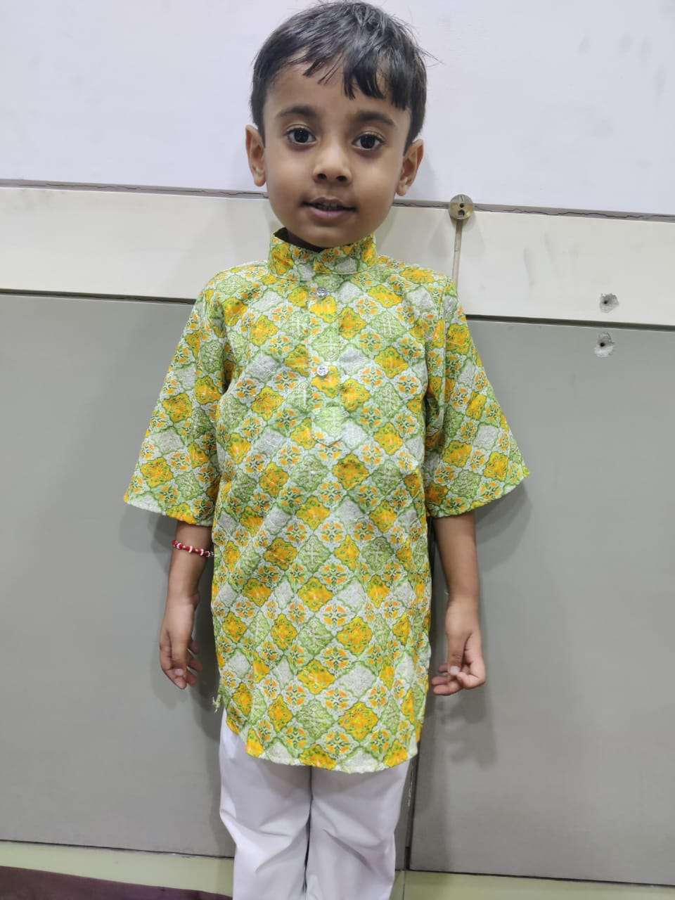 Sabella Kids crochet and print kurta Kurta Wholesale catalog