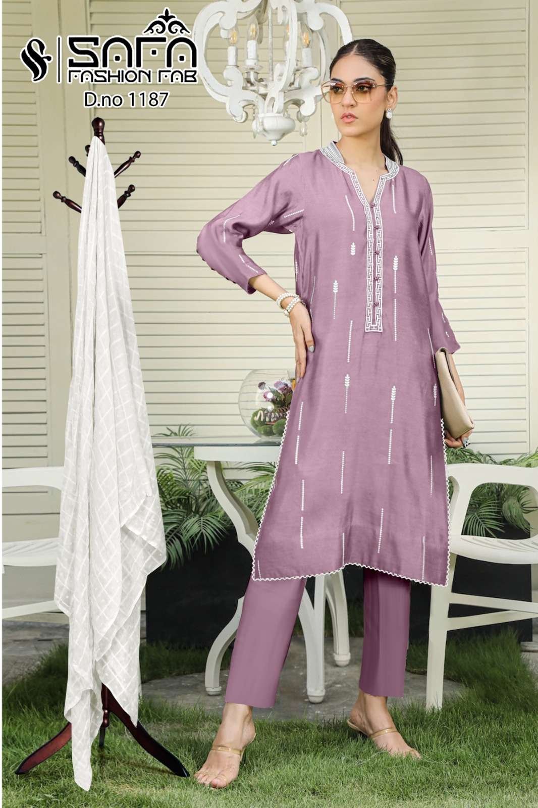 Safa Fashion 1187 Designer Pakistani suits Wholesale catalog