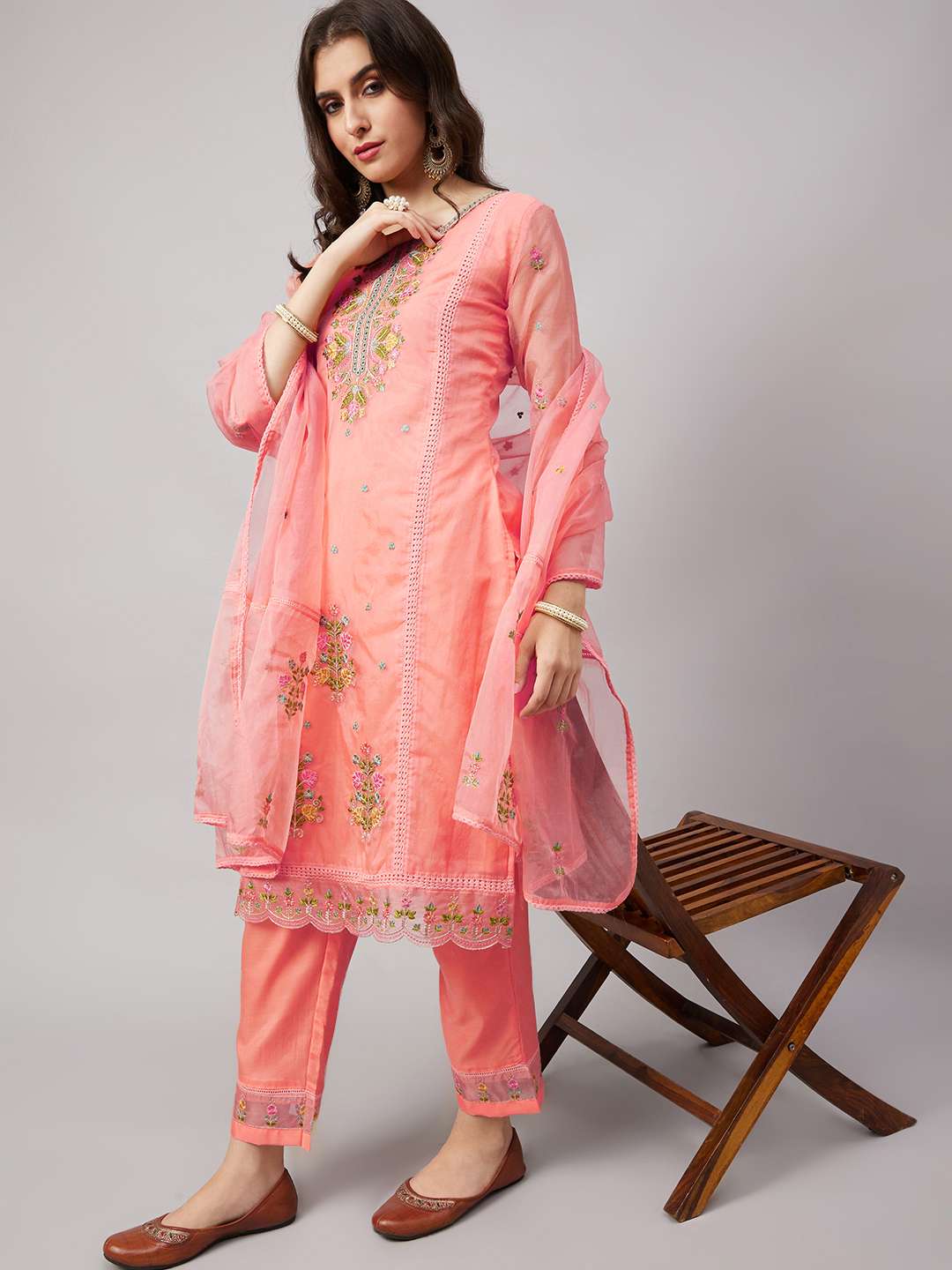 Salimar Vol 12 Festive Wear Kurti Pant With Dupatta Wholesale catalog