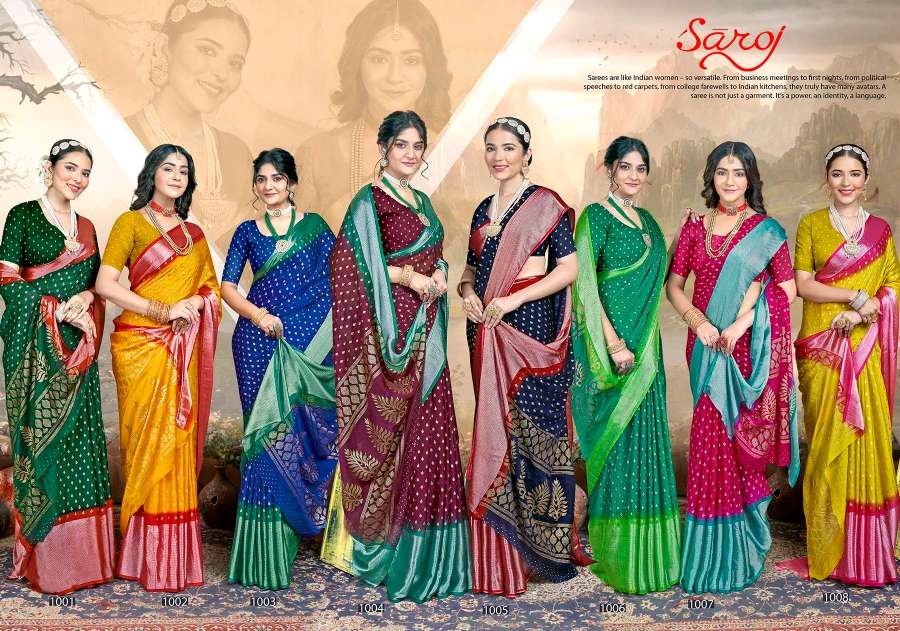 Saroj Jalpari Vol-1 Designer Chiffon Saree Wholesale catalog