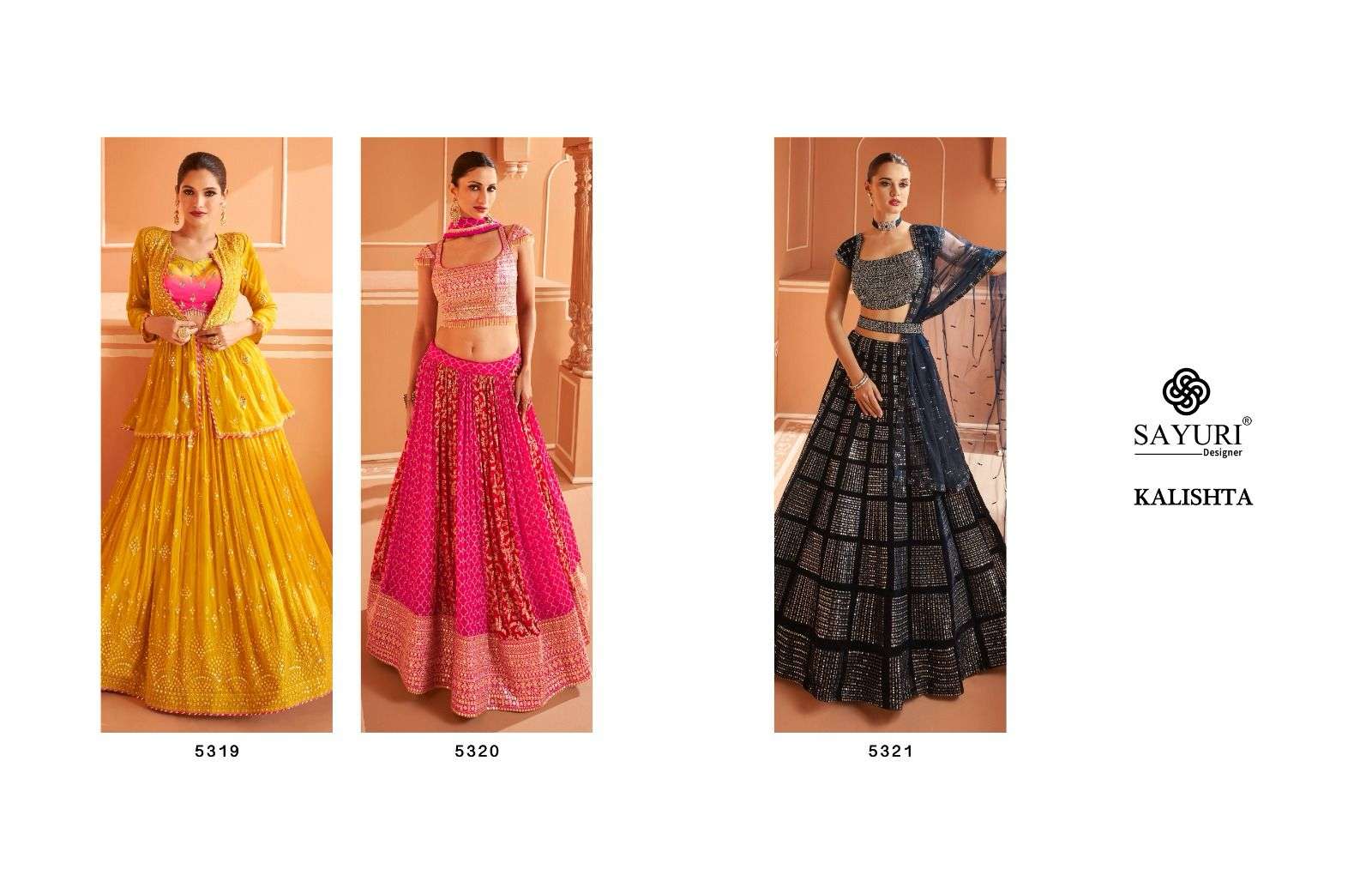 SAYURI DESIGNER KALISHTA Lehenga Choli Wholesale catalog