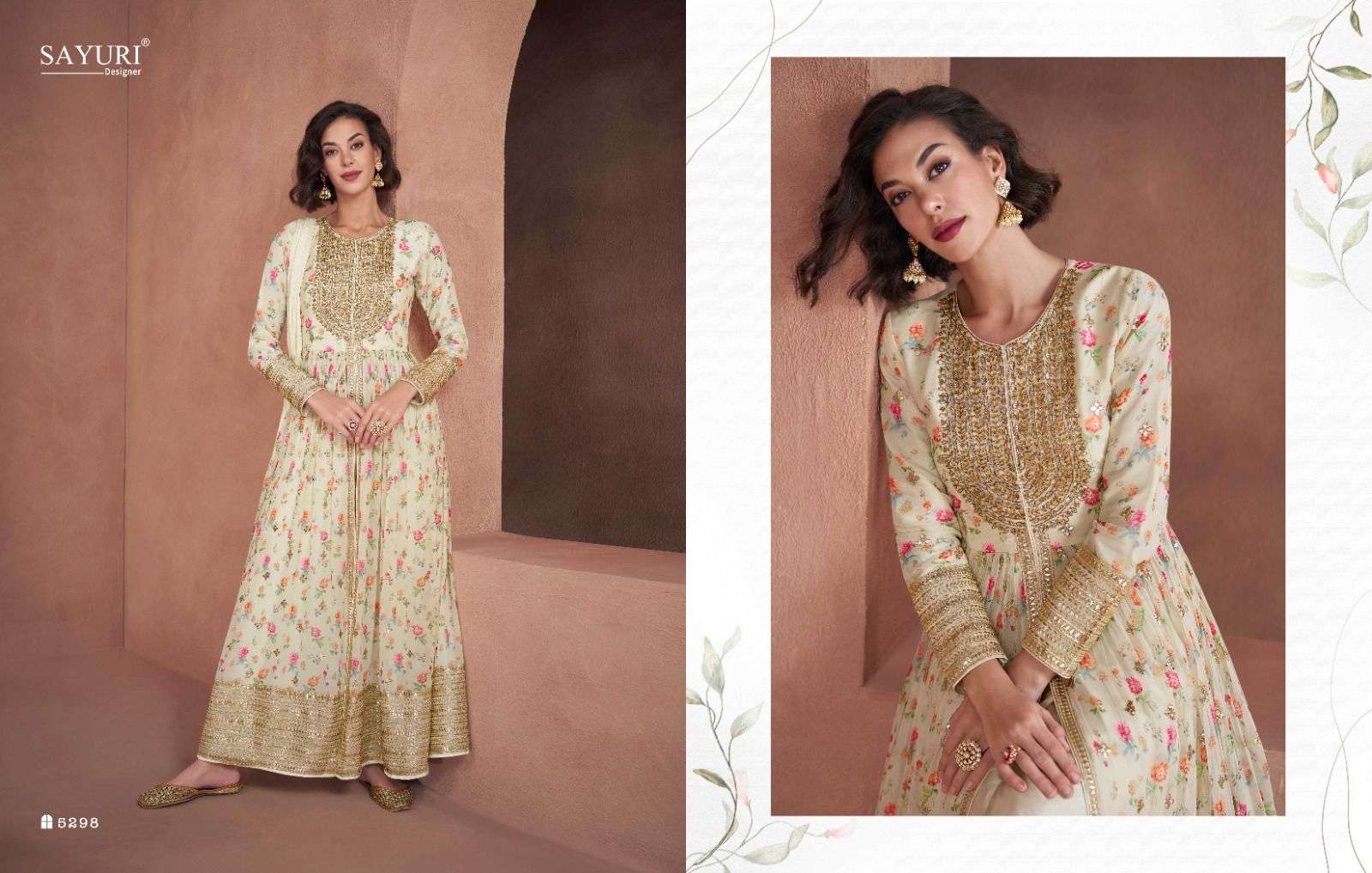 SAYURI DESIGNER LOTUS Gown Kurti Wholesale catalog