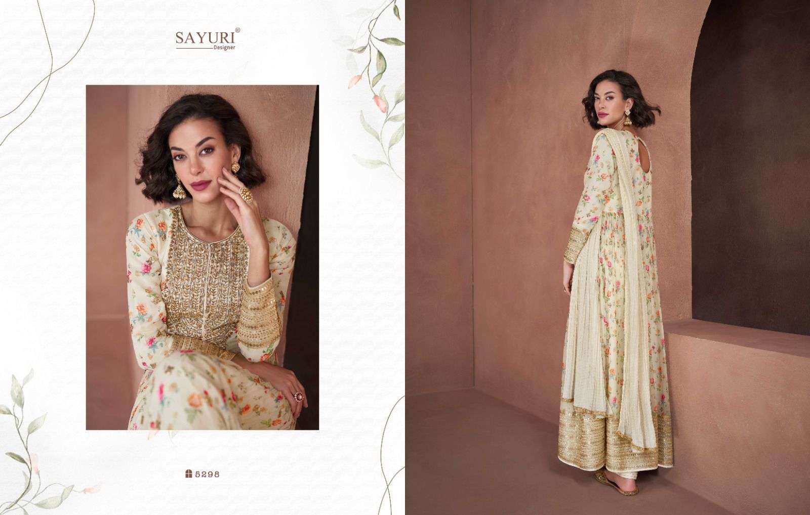 SAYURI DESIGNER LOTUS Gown Kurti Wholesale catalog