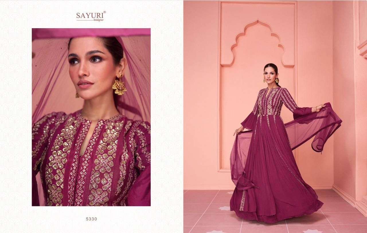 Sayuri Kiara Silk Designer Salwar Suits Wholesale catalog