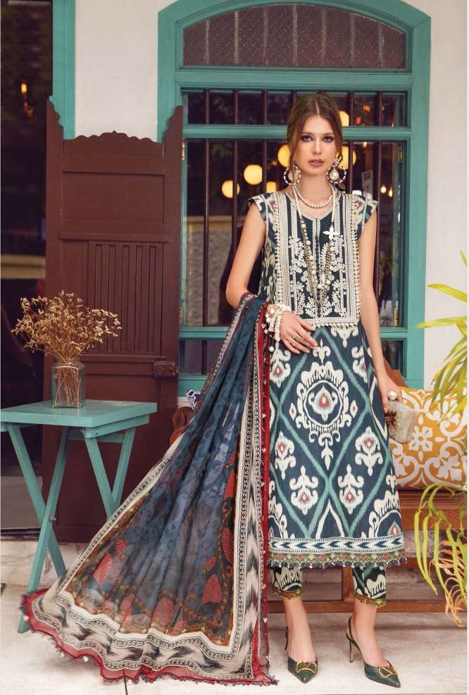 Sharaddha M Print Vol 17 Cotton Dupatta Pakistani Salwar Suits Wholesale catalog