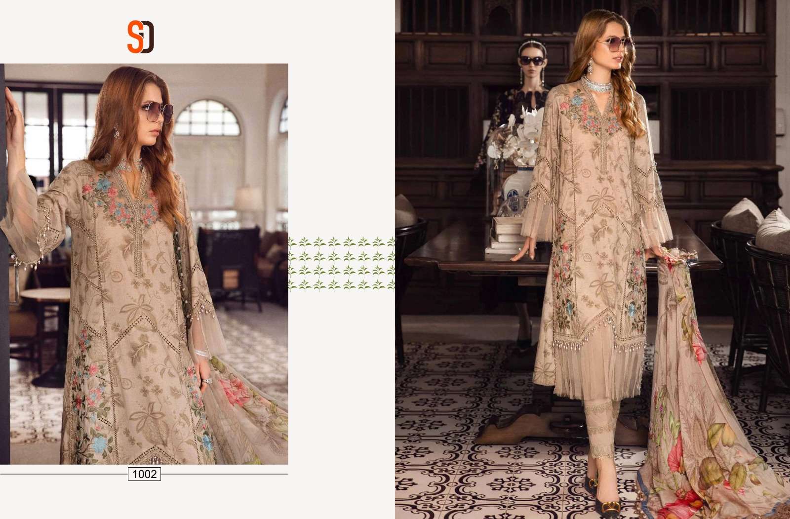 Shraddha M Print Vol 16 Cotton Dupatta Pakistani Salwar Suits Wholesale catalog