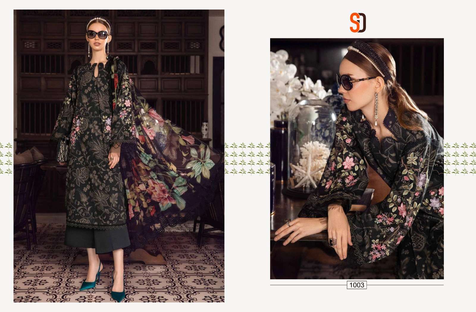Shraddha M Print Vol 16 Cotton Dupatta Pakistani Salwar Suits Wholesale catalog